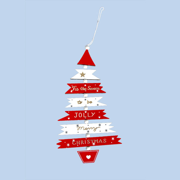 Adorno Colgante Árbol de Navidad Pintado Multicolor - Image 7