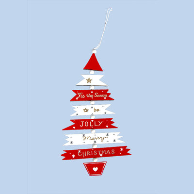 Adorno Colgante Árbol de Navidad Pintado Multicolor - Image 7