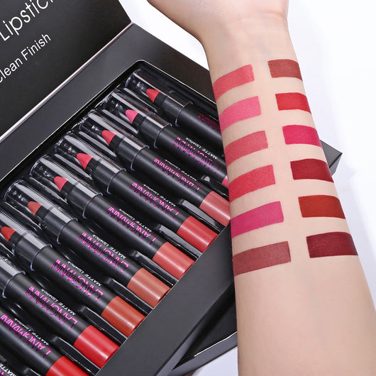 Set de Labiales Mate Antiadherente y Brillo Labial - Image 4