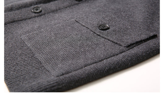 Cardigan de Lana para Hombre con Solapas - Image 3