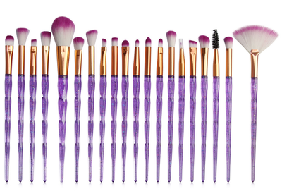 Set de 20 Brochas de Maquillaje Diamante Premium - Image 16