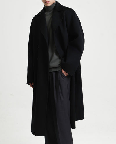Abrigo de Lana Doble Faz para Hombre - Elegancia y Calidez - Image 24