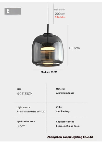 Lámpara Colgante Moderna de Cabecera para Hotel y Hogar - Image 23