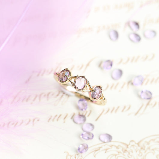 Anillo de Plata Esterlina 925 Baño Oro Rosa - Image 2