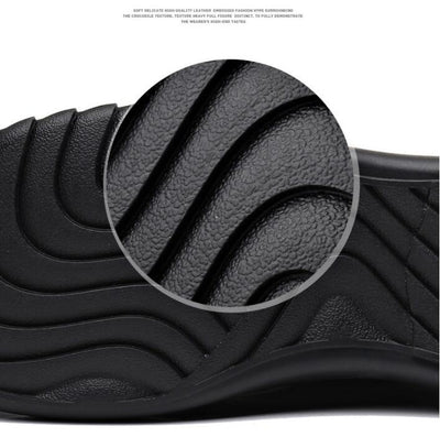 Zapatos de Cuero Casuales Talla Grande para Hombre - Image 5