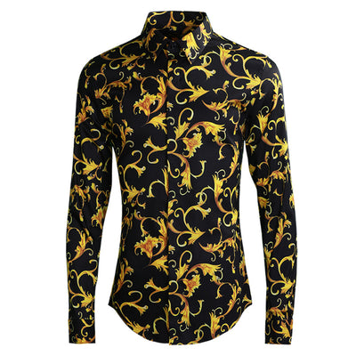 Camisa de Hombre con Patrón Real