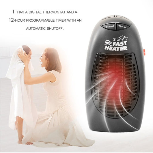 Calefactor Eléctrico Mini Giratorio 360° - Calor Portátil Instantáneo - Image 2