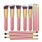Set de 14 Brochas de Maquillaje con Mango de Madera