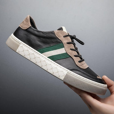 Zapatos de Cuero Blanco para Hombre - Casual y Versátil - Image 5