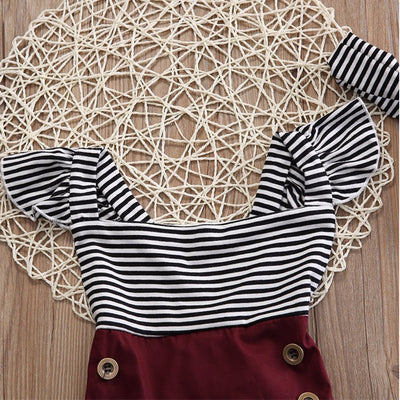 Ropa para Recién Nacido con Costuras a Rayas - Image 3