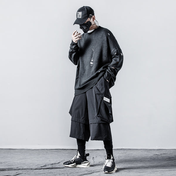 Pantalones Estilo Japonés de Corte Moderno