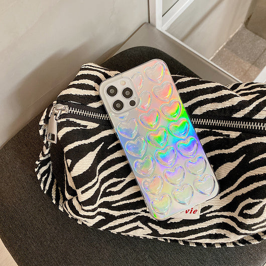 Funda Transparente 3D con Grabado Láser Love para Celular - Image 11