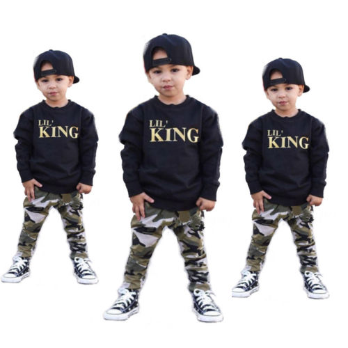 Conjunto Deportivo King: Buzo Manga Larga + Pantalón Camuflaje