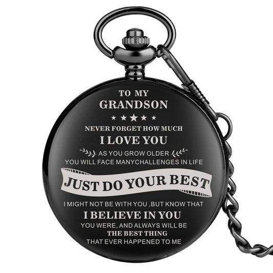Reloj de Bolsillo Cuarzo con Grabado Láser Personalizado