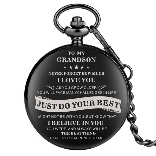 Reloj de Bolsillo Cuarzo con Grabado Láser Personalizado