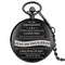 Reloj de Bolsillo Cuarzo con Grabado Láser Personalizado