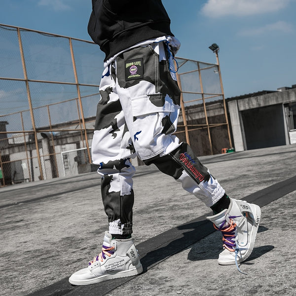 Pantalones de Sudadera Holgados Camuflaje para Hombre