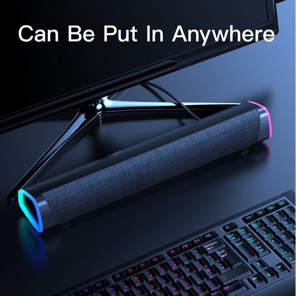 Barra de Sonido 4D Bluetooth Compatible con Apple - Subwoofer Estéreo para MacBook y PC