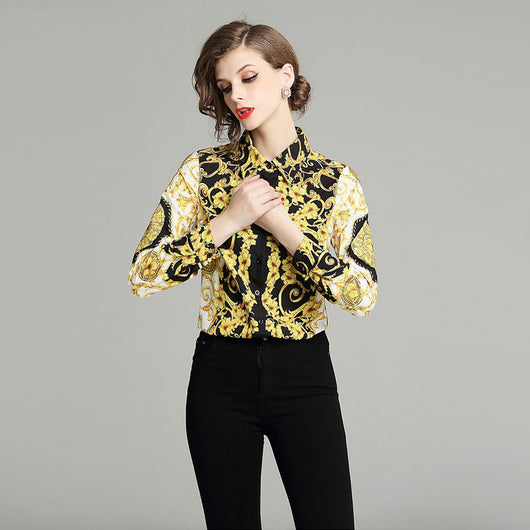 Camisa Estampada Slim Fit Versátil