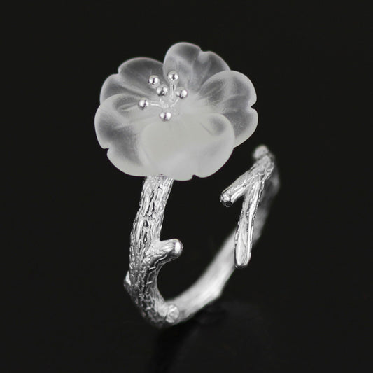 Anillo Rama Floral Artesanal - Image 2