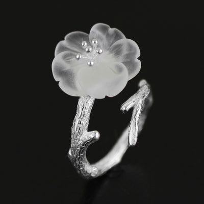 Anillo Rama Floral Artesanal - Image 2