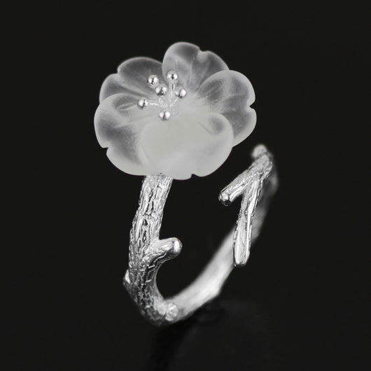 Anillo Rama Floral Artesanal - Image 2