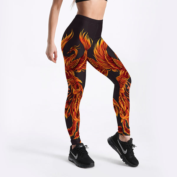 Leggings Deportivos Rising Phoenix - Yoga y Entrenamiento