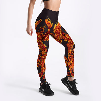Leggings Deportivos Rising Phoenix - Yoga y Entrenamiento - Image 2
