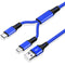 Cable Triple USB-C de Carga Rápida