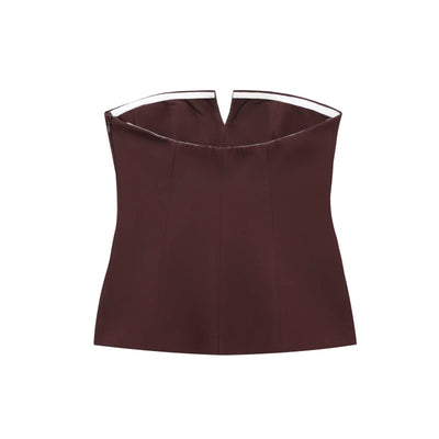 Top Strapless Liso Sin Tirantes - Image 13