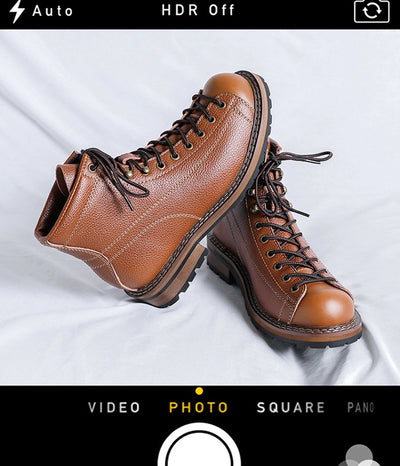Botas Martin Altas Estilo Británico para Hombre - Image 10