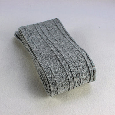 Calcetines de Algodón para Mujer con Tejido Grueso y Trenzado - Image 10