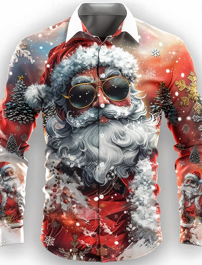 Camisa Estampada 3D con Diseño de Personalidad para Hombre - Image 4