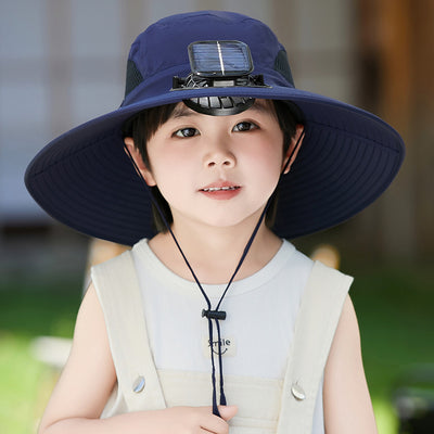 Gorra Ventilador Solar con Potencia de Viento Fuerte Recargable - Image 9