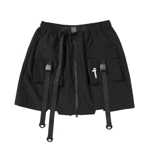 Pantalón Corto Mecánico con Bolsillos Grandes - Unisex Holgado y Casual - Image 6