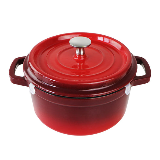 Olla de Sopa Esmaltada de Hierro Fundido 22cm - Cacerola Profesional - Image 3