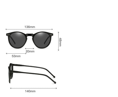 Gafas de Sol Retro Ovaladas con Protección UV - Image 8