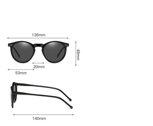 Gafas de Sol Retro Ovaladas con Protección UV - Image 8