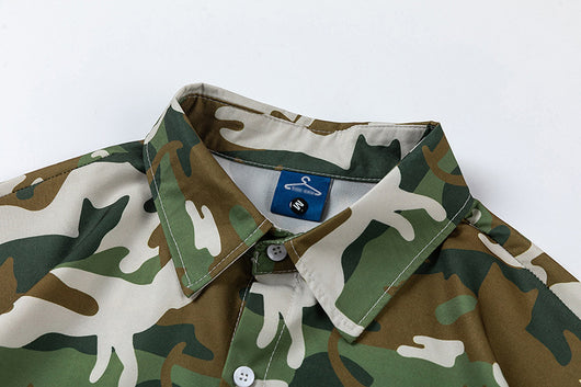 Playera Estampada Camuflaje Gato para Hombre - Image 9