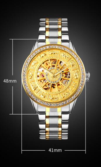 Reloj Mecánico Automático de Cuero para Hombre - Elegancia Empresarial - Image 11