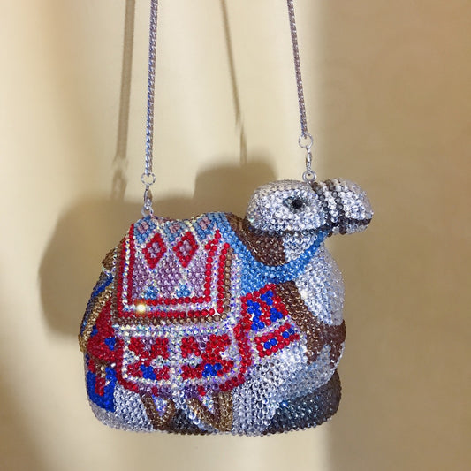Bolso de Cena con Diseño de Animales Infantiles y Detalles Brillantes