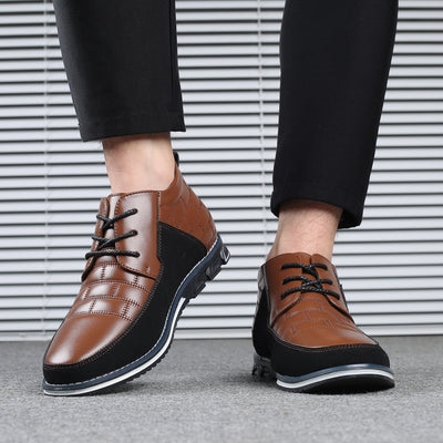 Zapatos Casuales de Cuero para Hombre con Cordones Frontales - Image 7