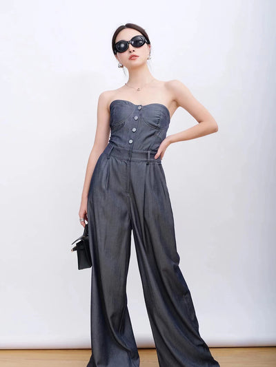 Jumpsuit Elegante con Sostén Integrado para Mujer - Image 8