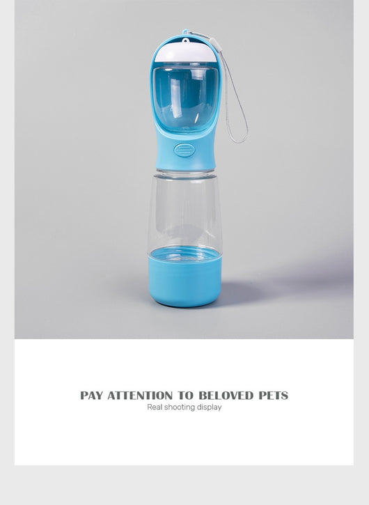 Bebedero Portátil 2 en 1 para Perros y Gatos con Compartimento de Alimento - Image 14