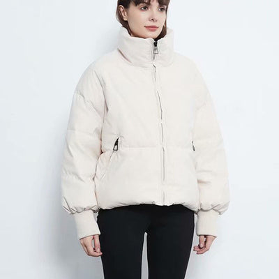 Chaqueta Suelta de Algodón con Temperamento para Mujer - Image 11
