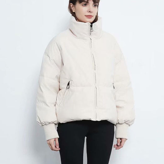 Chaqueta Suelta de Algodón con Temperamento para Mujer - Image 11