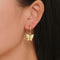 Aretes Mariposa Acrílicos Multicolores para Mujer