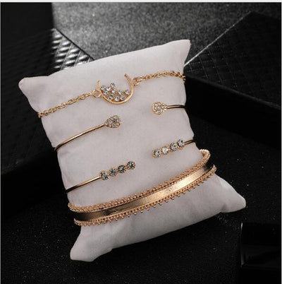 Set de 4 Pulseras Brazalete Luna - Image 5