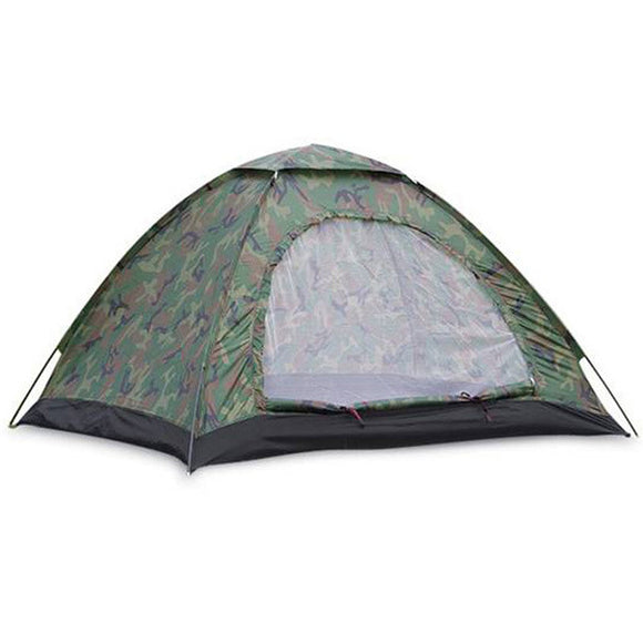 Tienda de Campaña Camuflaje Doble Capa para Camping y Aventuras