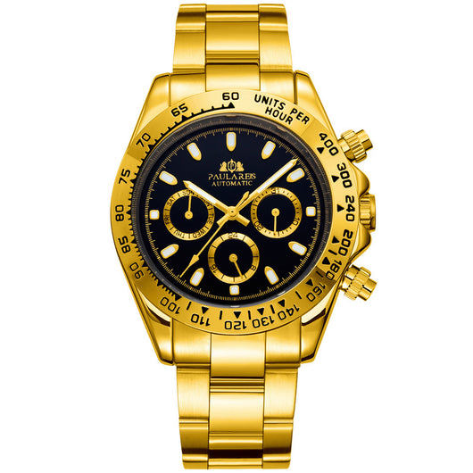 Reloj Automático Mecánico Multifunción Luminoso Azul Hielo para Hombre - Image 23